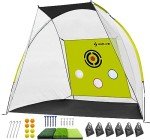 SAPLIZE Golf Net with Tri-Turf Mat & Noise Reduction