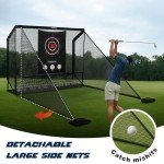 Heavy-Duty Golf Net for Backyard Swing Practice