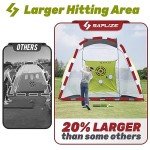 SAPLIZE Golf Net with Tri-Turf Mat & Noise Reduction