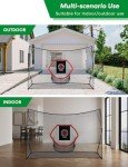 10x7 ft Golf Hitting Net with Mat & Accessories