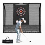 Heavy-Duty Golf Net for Backyard Swing Practice