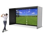 GoSports 14x8 ft Golf Simulator Net Set