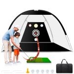 Dikutar 10x7ft Golf Practice Net & Mat