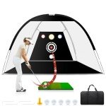 Dikutar 10x7ft Golf Practice Net & Mat