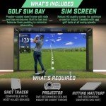 GoSports 14x8 ft Golf Simulator Net Set