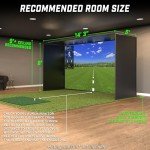 GoSports 14x8 ft Golf Simulator Net Set