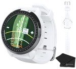 Wearable4U - Bushnell iON Elite White Golf GPS Watch with Cloth Bundle