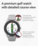 Voice Caddie T9 Smart Golf Watch with GPS | Golf Swing Analyzer with Slope Calculation & Course Preview | Ideal Golf Gift for Men & Women (Black)