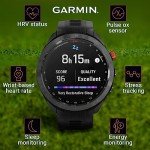 Wearable4U - Garmin Approach S70: Ceramic 47 mm Golf Smartwatch|1.4" AMOLED Display Up to 16 Days Battery Life, Multisport GPS Premium Watch w/ 43K+ Golf maps & Gift Bundle