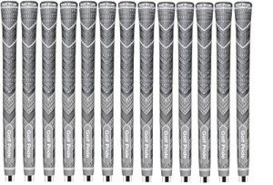 Set of 13 NEW Golf Pride MCC Plus4 Grips, Gray, Midsize