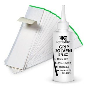 Wedge Guys Golf Grip Kits for Regripping Golf Clubs - Professional Quality - Options Include Hook Blade, 15 or 30 Tape Strips, 5 or 8 oz Solvent, Grip Tape Remover, Bench Vise & Rubber Clamp