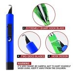 EAGLE WORK Golf Regriping Kits with 15 Scrim-Backed Tapes, 5oz Solvent, Vise Clamp and Hook Blade