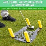 GoSports Golf HEX Track Swing Path Guide - Fix Slices, Hooks, Alignment and More