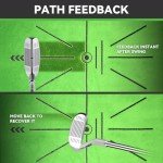 COSPORTIC Golf Hitting Mat, Golf Training Mat for Swing Path Feedback Detection Batting,Extra Replaceable Golf Practice Mat 16"x12", Golf Gifts for Men Women for Home Indoor Outdoor