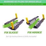GoSports Golf HEX Track Swing Path Guide - Fix Slices, Hooks, Alignment and More