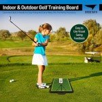 Birdie Mat Pro Premium Swing Training Mat for Analyzing Swing Path and Ball Impact