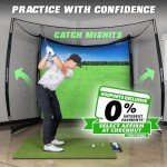 GoSports 10x8 ft Golf Hitting Net & Screen