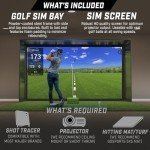 GoSports 14x8 ft Golf Simulator Net Set