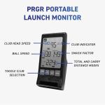PRGR Black Pocket Launch Monitor HS-130A