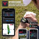 Voice Caddie T9 Smart Golf Watch with GPS | Golf Swing Analyzer with Slope Calculation & Course Preview | Ideal Golf Gift for Men & Women (Black)