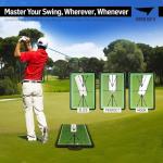 Birdie Mat Pro Premium Swing Training Mat for Analyzing Swing Path and Ball Impact