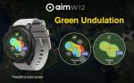 GOLFBUDDY Aim W12 Golf GPS Watch, Premium Full Color Touchscreen, Preloaded with 40,000 Worldwide Courses, Hole Preview, Green Undulation, IPX7 Waterproof, Easy-to-use Golf Watch