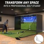GoSports 14x8 ft Golf Simulator Net Set