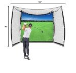 GoSports 10x8 ft Golf Hitting Net & Screen