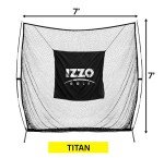 IZZO Titan 7ft Golf Practice Hitting Net