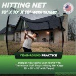 10'x10' Hitting Net Cage for Golf Practice