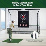 Haokelball Golf Practice Net with Target Cloth