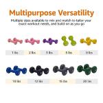 Neoprene Dumbbell Set (2.3 Kg Each) - Green