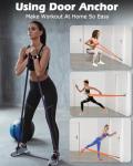 Zacro Resistance Bands Set with Door Anchor