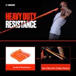 5-Band Resistance Exercise Band Set with Anchor