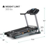 NordicTrack T 6.5 S Treadmill - Black/Grey