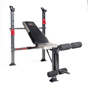 CAP Barbell Standard Bench in Black and Red
