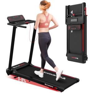 CITYSPORTS Foldable Treadmill with 8% Incline