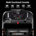 Compact Folding Treadmill with Adjustable Incline