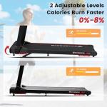 CITYSPORTS Foldable Treadmill with 8% Incline