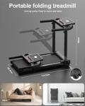 Foldable Under Desk Treadmill for Home Use