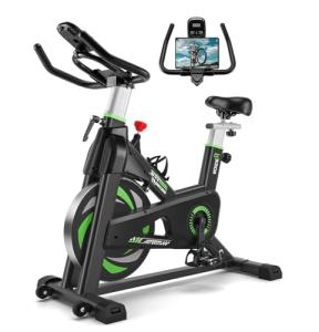 RIKSION Indoor Spin Bike with Tablet Stand