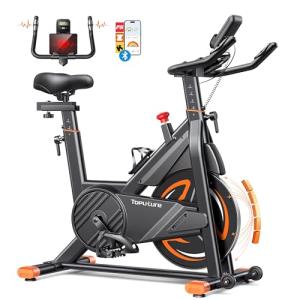Toputure Exercise Bike with LCD Display and App