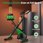 Folding Exercise Bike with Adjustable Magnetic Resistance