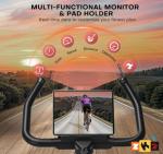 Indoor Exercise Bike with LCD Display and Tablet Holder