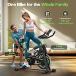 RIKSION Indoor Spin Bike with Tablet Stand