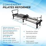 Aero Pilates 700 Foldable Reformer with Rebounder