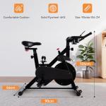 Lacuffy Magnetic Indoor Cycling Bike with LCD Display