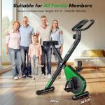 Folding Exercise Bike with Adjustable Magnetic Resistance