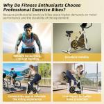 CHAOKE Adjustable Indoor Cycling Exercise Bike