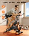 Toputure Exercise Bike with LCD Display and App